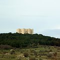 Castel del Monte usytuowany jest na niskim wzgórzu na wysokości 540 m. n.p.m., w Andrii.