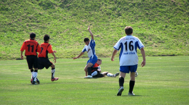 Błękitni Ropczyce - Pogoń Leżajsk, 27.08.2011 r. - II liga podkarpacka juniorów starszych i młodszych #błękitni #BłękitniRopczyce #juniorzy #lezajsk #leżajsk #PiłkaNożna #pogon #pogoń #PogońLeżajsk #ropczyce #sport