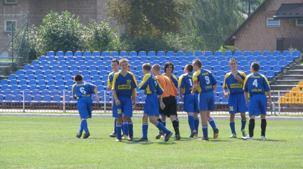 Błękitni Ropczyce - Pogoń Leżajsk, 27.08.2011 r. - II liga podkarpacka juniorów starszych i młodszych #błękitni #BłękitniRopczyce #juniorzy #lezajsk #leżajsk #PiłkaNożna #pogon #pogoń #PogońLeżajsk #ropczyce #sport