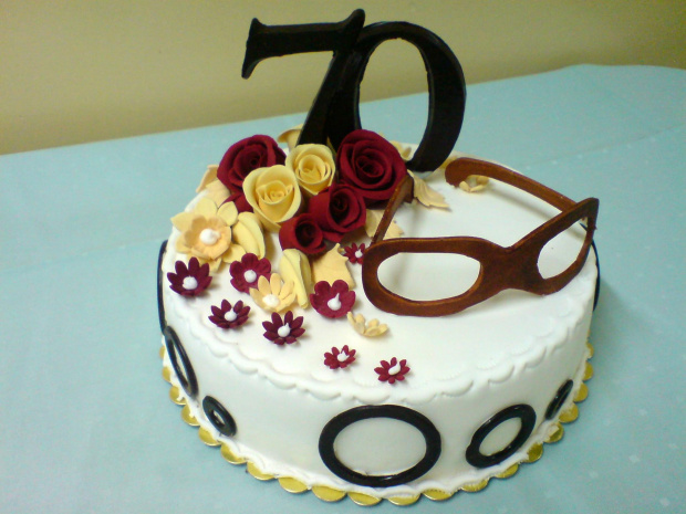 Urodziny solenizanta 70 #urodziny #tort