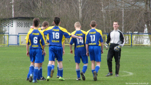 Juniorzy młodsi Pogoń Leżajsk - Unia Nowa Sarzyna (3:0), 02.04.2010 r., II liga podkarpacka juniorów #pogoń #pogon #lezajsk #leżajsk #PogońLeżajsk #pogonlezajsk #lezajsktm #sport #PiłkaNożna #juniorzy #unia #NowaSarzyna #UniaNowaSarzyna