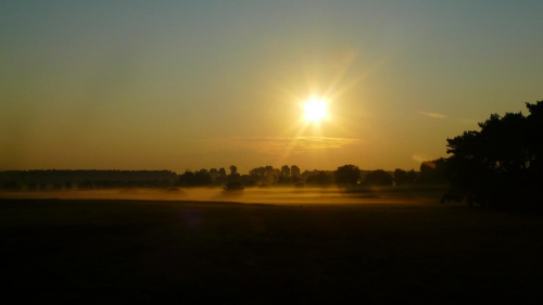 Wschód słońca nad polami Cerekwicy. #wschody