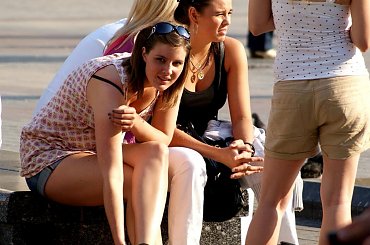 ludzie w biegu, w ruchu #dziewczyna #girl #kobieta #men #mężczyzna #people #women