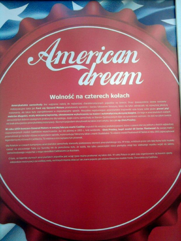 Amerykańskie marzenie w Galeri w Krakowie wrzesień 2011 #KrakówGaleriaKrakowska