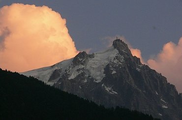 Widok z Chamonix #Alpy #Chamonix #Francja #Góry