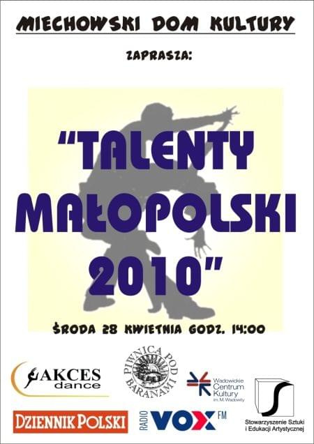 Talenty Małopolski 2010 #mdkmiechow