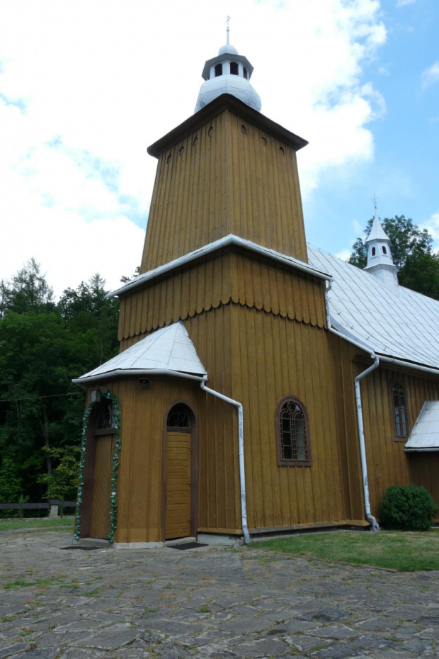Kamionka Mała - kościół św. Katarzyny #KamionkaMała #KościółDrewniany #SzlakArchitekturyDrewnianej