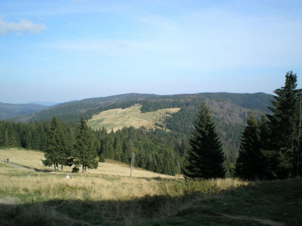 Hala Długa spod schroniska pod Turbaczem #góry #beskidy #gorce #turbacz #turbaczyk #koninki