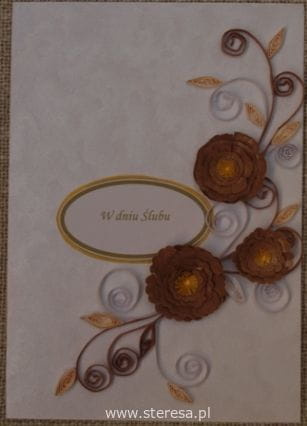 Kartki ślubne #KartkiŚlubne #RęcznieRobione #WeddingCard #rumia