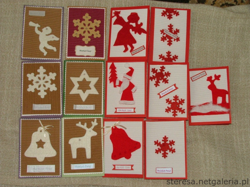 Kartka na Boże Narodzenie ręcznie robiona #BożeNarodzenie #card #christrmas #filc #karta #kartka #KartkiNaBożeNarodzenie #świąteczna