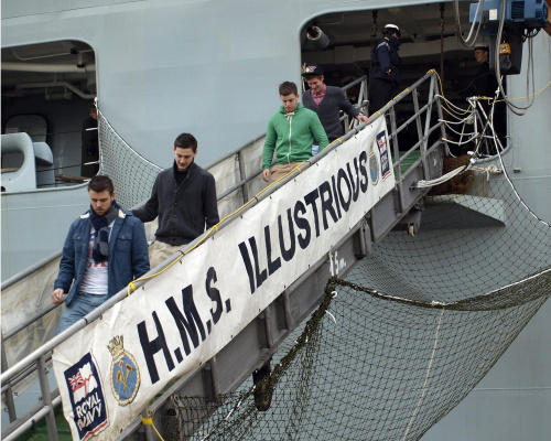 Brytyjski lotniskowiec HMS Illustrious. #lotniskowiec #okręt