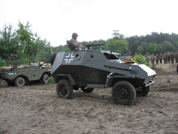 Powrót pojazdów po akcji #Militariada2011 #NowaDęba #RekonstrukcjaHistoryczna