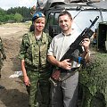 Z rekonstruktorką Armii Radzieckiej z okresu wojny w Afganistanie #Militariada2011 #NowaDęba #RekonstrukcjaHistoryczna