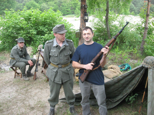 Z karabinem Mauser #Militariada2012 #NowaDęba #RekonstrukcjaHistoryczna