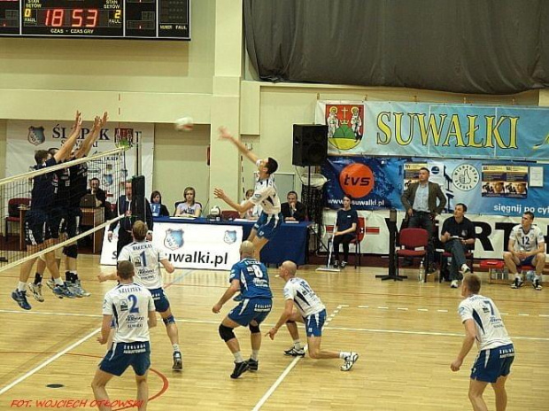 Ślepsk Suwałki - Morze Szczecin 28 kwietnia 2010 #ŚlepskSuwałki #MorzeSzczecin #Suwałki #siatkówka