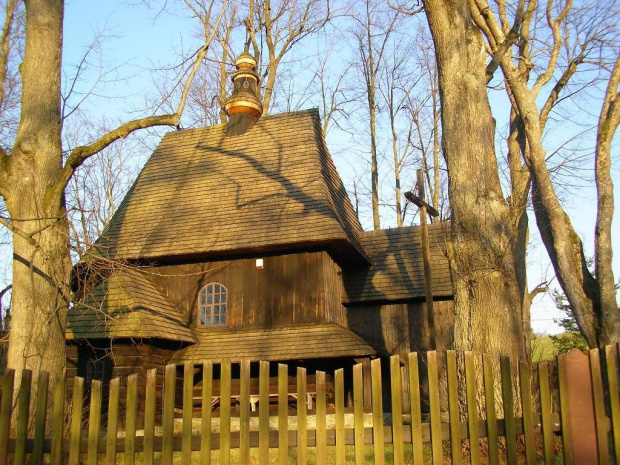 Sieniawa (małopolskie) - kościół i plebania