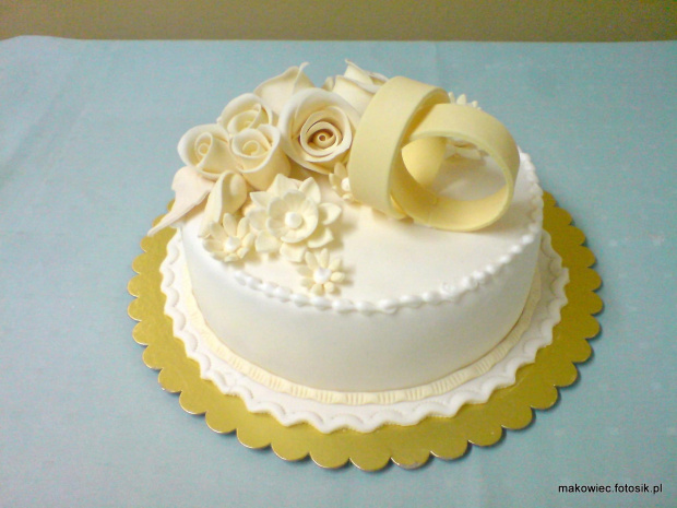 Tort na 1 rocznicę ślubu #tort #rocznica