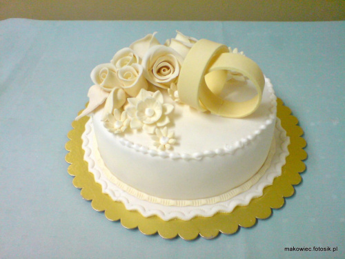 Tort na 1 rocznicę ślubu #tort #rocznica
