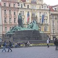 Praga - pomnik Jana Husa na rynku #praga #wycieczka #zwiedzanie #czechy