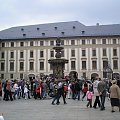Praga - Zamek Królewski - dziedziniec #praga #wycieczka #zwiedzanie #czechy