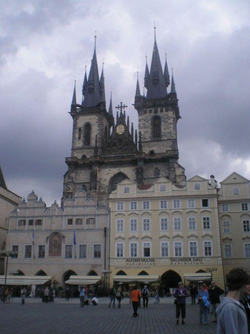 Praga - kościół Marii Panny przed Tynem #praga #wycieczka #zwiedzanie #czechy