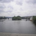 Praga - widok z mostu Karola na Wełtawę #praga #wycieczka #zwiedzanie #czechy