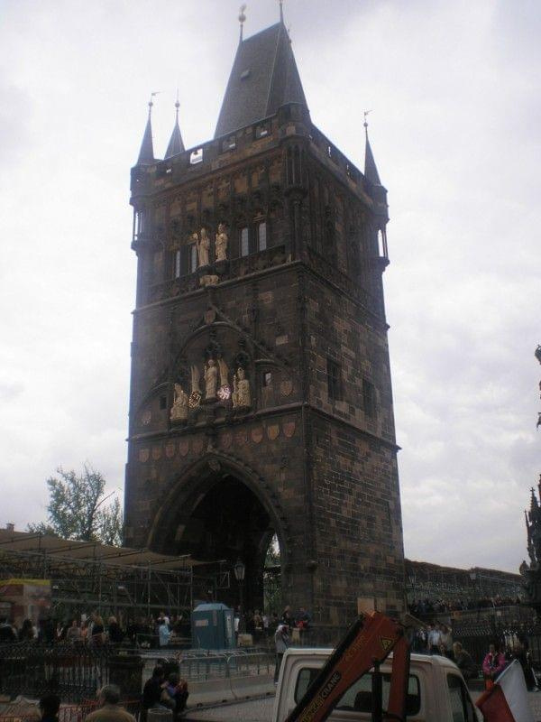Praga - Most Karola - staromiejska wieża mostowa #praga #wycieczka #zwiedzanie #czechy