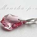 772W. SWAROVSKI Baroque light rose -wisiorek 3,5cm
Kryształ wysokości 22mm
Zawieszka- srebro