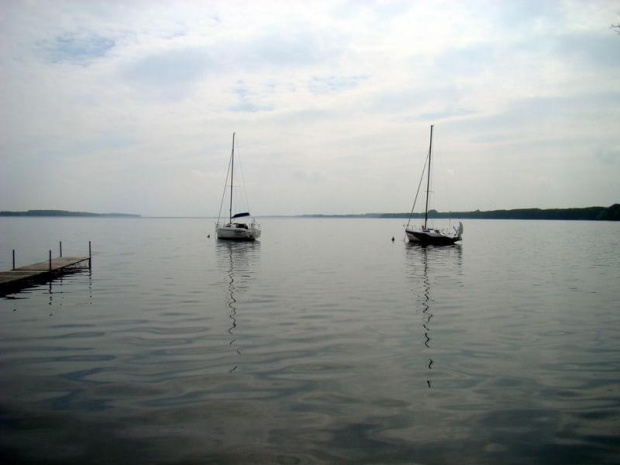 Dzisiaj po drodze do siostry zajechałam nad jezioro Miedwie, gdzie co roku mamy w sierpniu plenery malarskie ... :)))