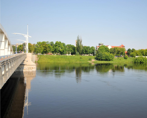 Fala kulminacyjna Warty w Poznaniu - most Św. Rocha
