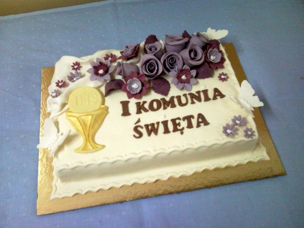 Tort na I Komunię Świętą #komunia #IKomuniaŚwięta #tort