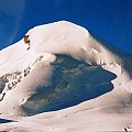 12.08.2001 ok. 10-tej godziny.
Allalinhorn (4027 m). #Alpy #Allalinhorn #Szwajcaria