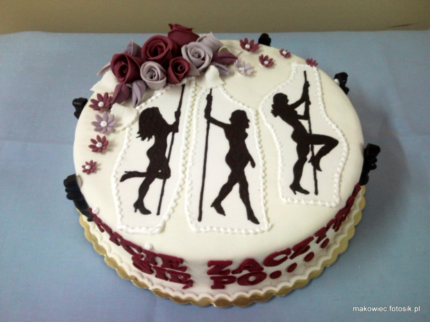 Tort dla Pana na 50- tkę !!!!! #tort #panie #TaniecNaRóże #dziewczyny