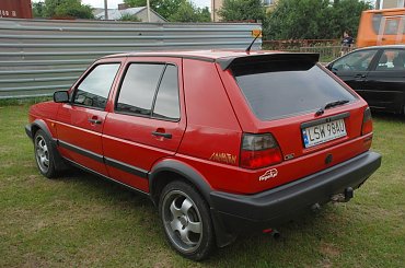golf II #GolfII #czerwony #MilleMiglia #wheels #felgi #Sfera16 #golf #manhattan #samochód