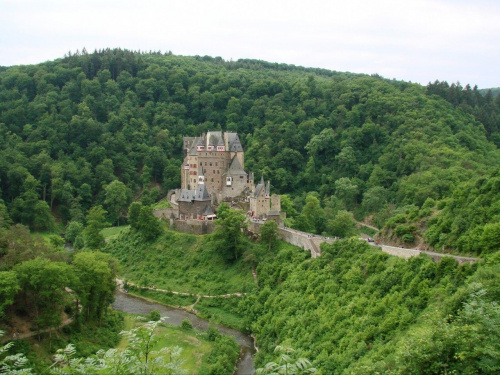 Burg Eltz #Burg #Eltz #Zamek #Niemcy #rzeka #las