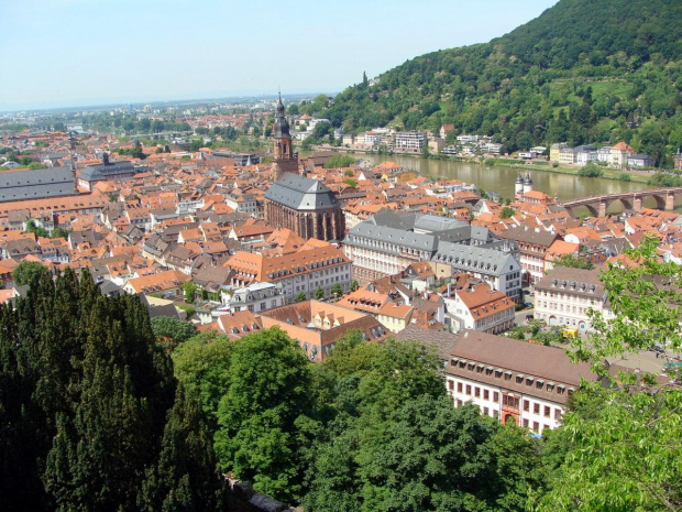 HEIDELBERG NIEMCY- WIDOK NA MIASTO #MIASTA #NIEMCY #HEIDELBERG