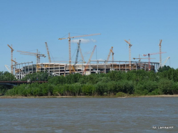 Stadion Narodowy w budowie