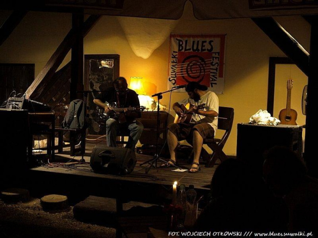 Suwałki Blues Festival 2010, koncerty towarzyszące, Papa Leg Acoustic Duo, Bar Polski, 16 lipca #SuwałkiBluesFestival2010 #KoncertyTowarzyszące #PapaLegAcousticDuo #BarPolski
