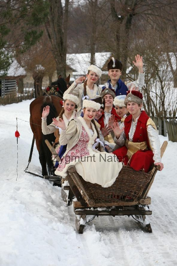 luty'2010 - plener ZTL Sanok w skansenie (zdjęcia Zygmunta Natera) #plener #luty #skansen #ZTLSANOK