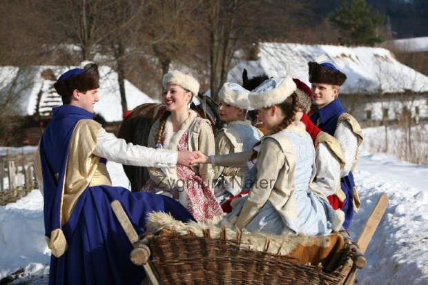 luty'2010 - plener ZTL Sanok w skansenie (zdjęcia Zygmunta Natera) #plener #luty #skansen #ZTLSANOK