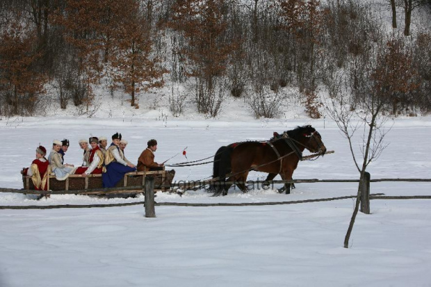 luty'2010 - plener ZTL Sanok w skansenie (zdjęcia Zygmunta Natera) #plener #luty #skansen #ZTLSANOK