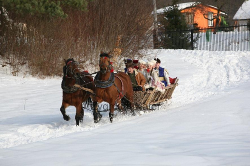 luty'2010 - plener ZTL Sanok w skansenie (zdjęcia Zygmunta Natera) #plener #luty #skansen #ZTLSANOK