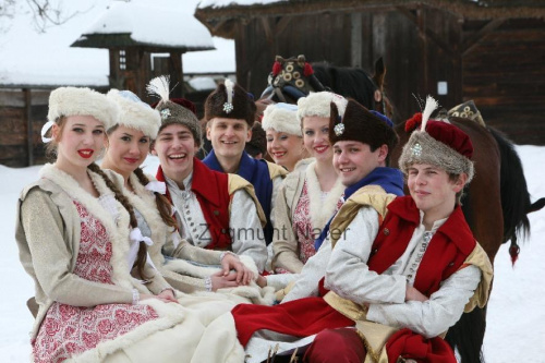 luty'2010 - plener ZTL Sanok w skansenie (zdjęcia Zygmunta Natera) #plener #luty #skansen #ZTLSANOK