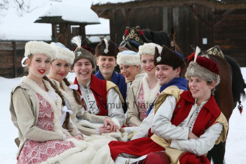 luty'2010 - plener ZTL Sanok w skansenie (zdjęcia Zygmunta Natera) #plener #luty #skansen #ZTLSANOK