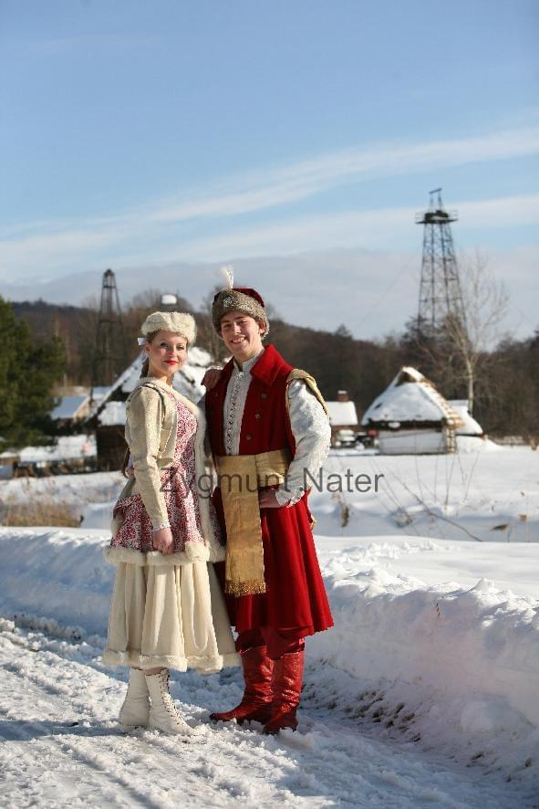 luty'2010 - plener ZTL Sanok w skansenie (zdjęcia Zygmunta Natera) #plener #luty #skansen #ZTLSANOK