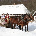 luty'2010 - plener ZTL Sanok w skansenie (zdjęcia Zygmunta Natera) #plener #luty #skansen #ZTLSANOK