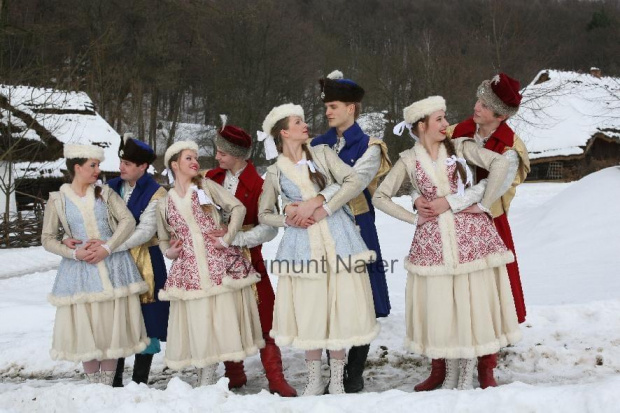 luty'2010 - plener ZTL Sanok w skansenie (zdjęcia Zygmunta Natera) #plener #luty #skansen #ZTLSANOK