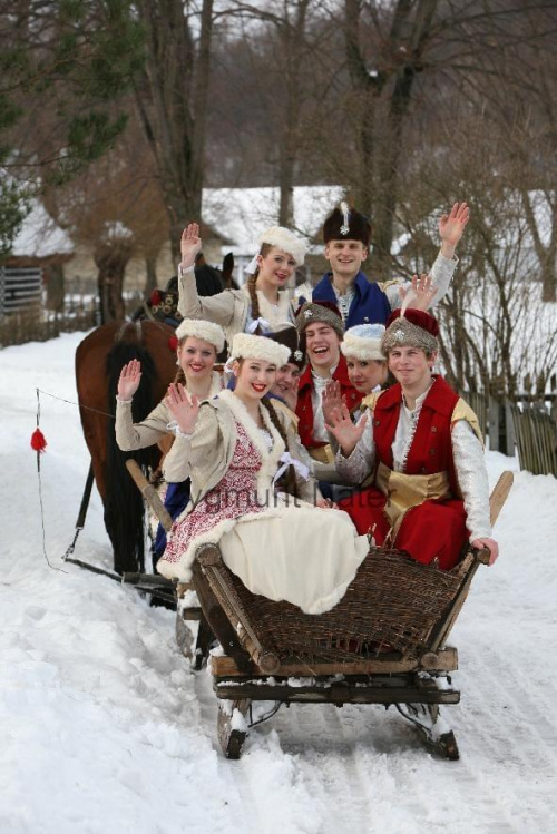 luty'2010 - plener ZTL Sanok w skansenie (zdjęcia Zygmunta Natera) #plener #luty #skansen #ZTLSANOK