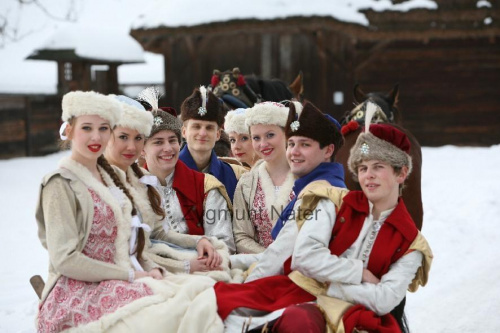 luty'2010 - plener ZTL Sanok w skansenie (zdjęcia Zygmunta Natera) #plener #luty #skansen #ZTLSANOK