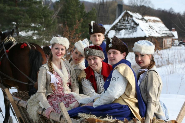 luty'2010 - plener ZTL Sanok w skansenie (zdjęcia Zygmunta Natera) #plener #luty #skansen #ZTLSANOK